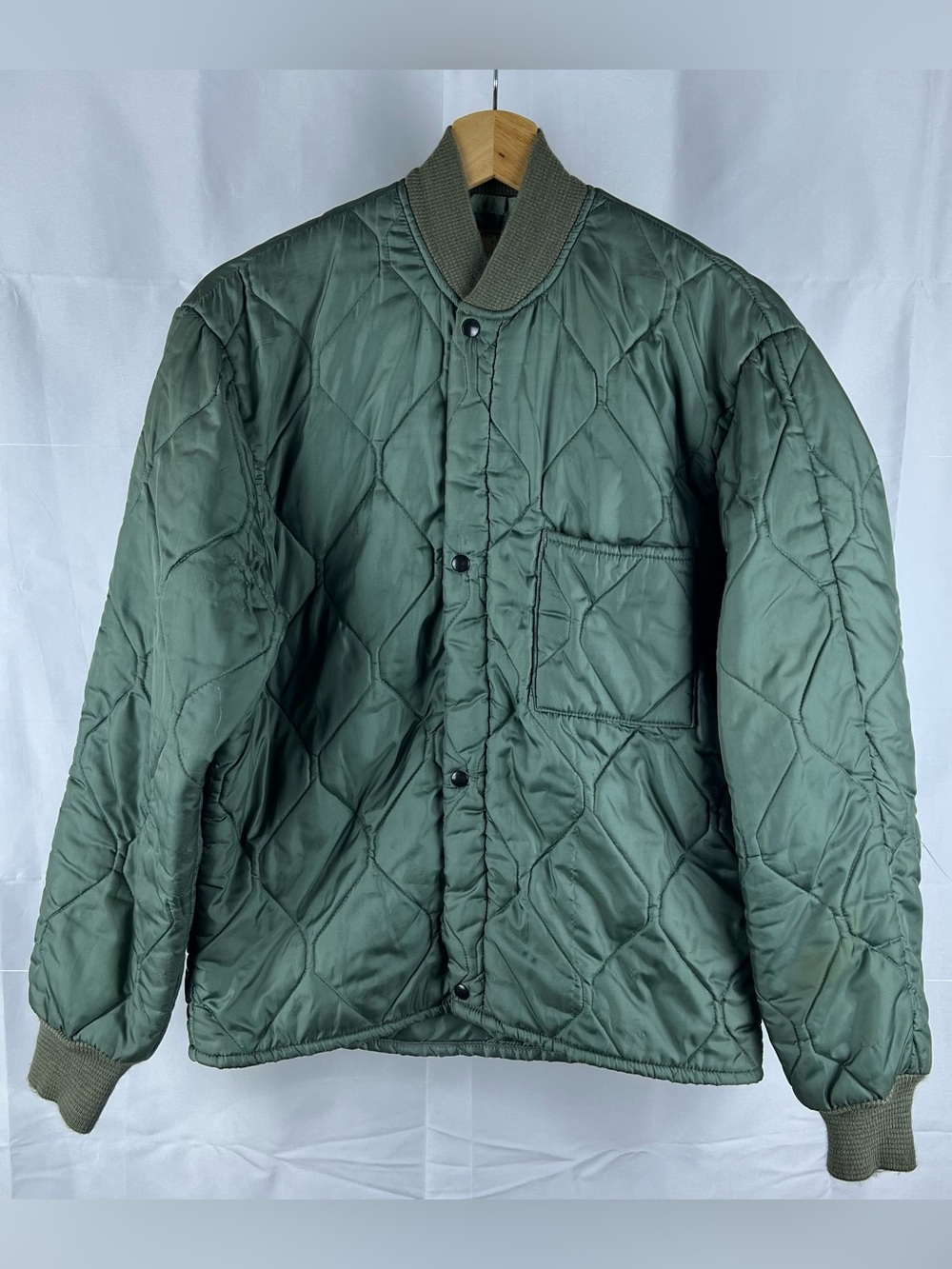 Vintage Vietnam 1963 US Air Force CWU-9/P Quilted Flyers Jacket Liner Size Small